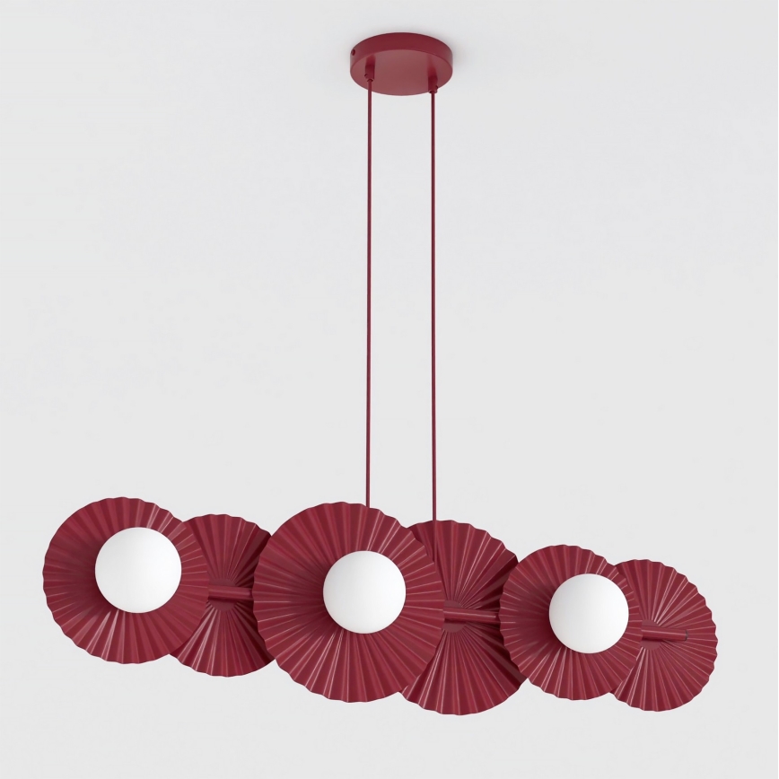 Luster na sajli UMBRA 6xG9/8W/230V crvena