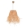 Luster na sajli VALANCE 1xE27/40W/230V braon