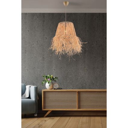 Luster na sajli VALANCE 1xE27/40W/230V braon