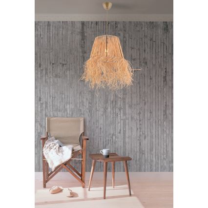 Luster na sajli VALANCE 1xE27/40W/230V braon
