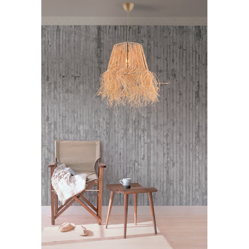 Luster na sajli VALANCE 1xE27/40W/230V braon