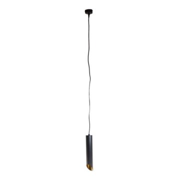 Luster na sajli VALDA 1xGU10/30W/230V 132 cm, crne boje