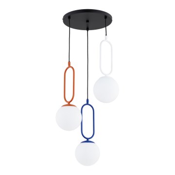 Luster na sajli VAVIL 3xE27/15W/230V višebojni