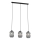 Luster na sajli VERDI 3xE27/15W/230V crna/siva