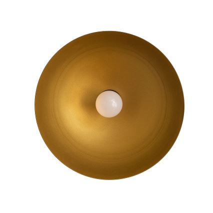 Luster na sajli VESPER 1xE27/15 W/230 V, prečnik 30 cm, crna/zlatna