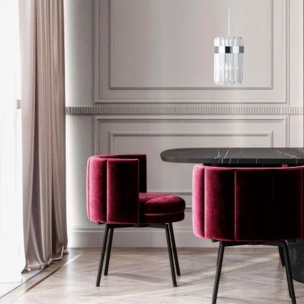 Luster na sajli VETRO 1xE14/10W/230V sjajni hrom