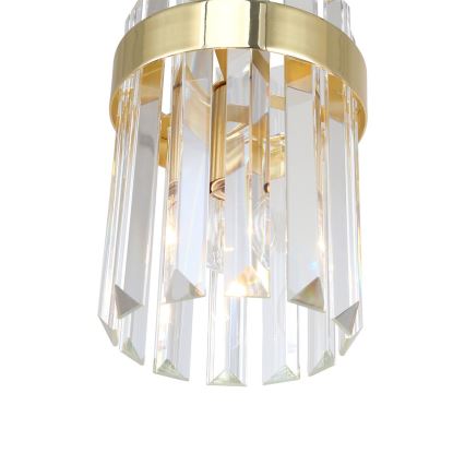Luster na sajli VETRO 1xE14/10W/230V zlatni