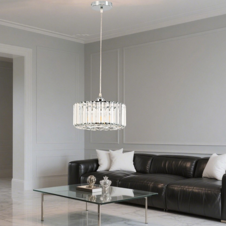 Luster na sajli VETRO 1xE27/60W/230V sjajni hrom