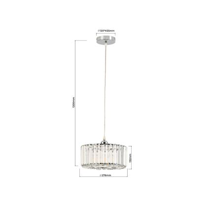 Luster na sajli VETRO 1xE27/60W/230V zlatna
