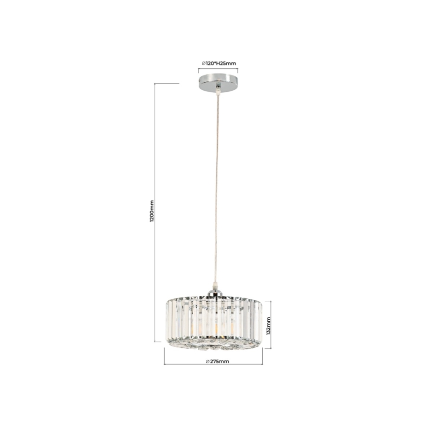 Luster na sajli VETRO 1xE27/60W/230V zlatna