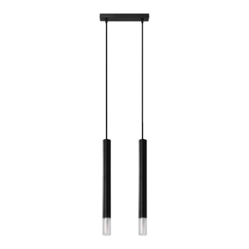 Luster na sajli VIZIER 2xG9/40W/230V crni
