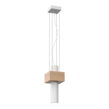 Luster na sajli WEST 1xGU10/25W/230V bela