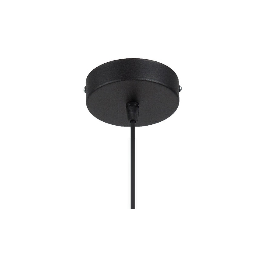 Luster na sajli WILL 1xE27/60W/230V crne boje