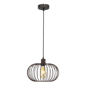 Luster na sajli WIRE 1xE27/15W/230V braon