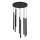 Luster na sajli YORU 8xG9/8W/230V crna