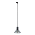 Luster na sajli za 3-fazni šinski sistem NEO 1xE27/15W/230V crna/dimljeno-crna