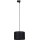 Luster na sajli za 3-fazni šinski sistem TRACER 1xE27/15W/230V, prečnik 30 cm, crna