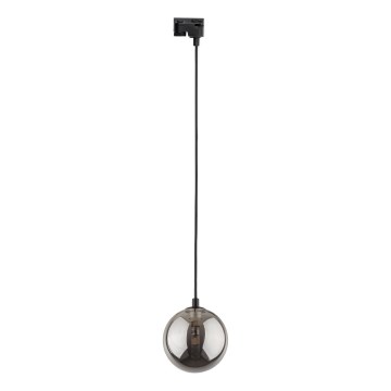Luster na sajli za jednofazni šinski sistem TRACER 1xG9/8W/230V crna/zadimljena crna