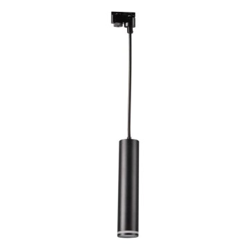 Luster na sajli za šinski sistem PARIS 1xGU10/10W/230V crna