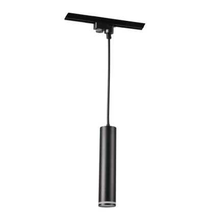 Luster na sajli za šinski sistem PARIS 1xGU10/10W/230V crna