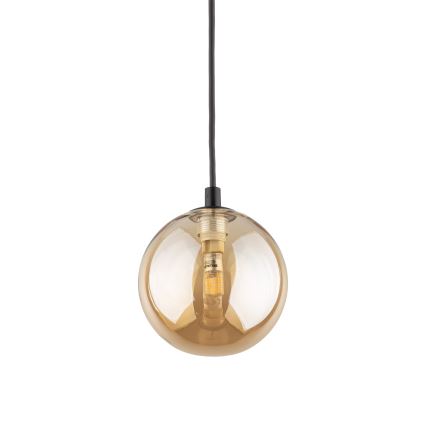 Luster na sajli za 1-fazni šinski sistem TRACER 1xG9/8W/230V crna/zadimljeno braon