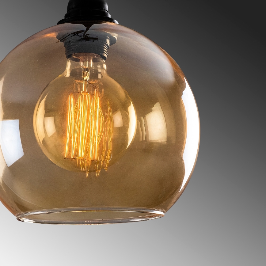 Luster na sajli zlatni 3xE27/40W/230V