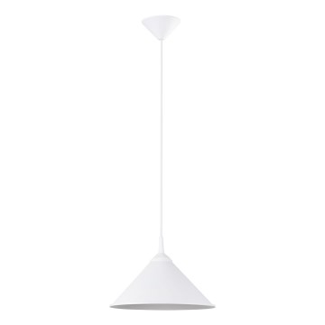 Luster na sajli ZUMA 1xE27/15W/230V prečnik 30 cm bela
