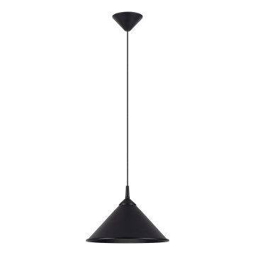 Luster na sajli ZUMA 1xE27/15W/230V prečnik 30 cm crna