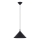 Luster na sajli ZUMA 1xE27/15W/230V Ø 30 cm u crnoj boji