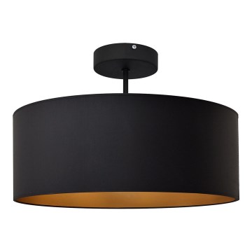 Luster na šipci ALBA 3xE27/15W/230V crna/zlatna