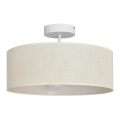 Luster na šipci ALBA 3xE27/15W/230V krem boje