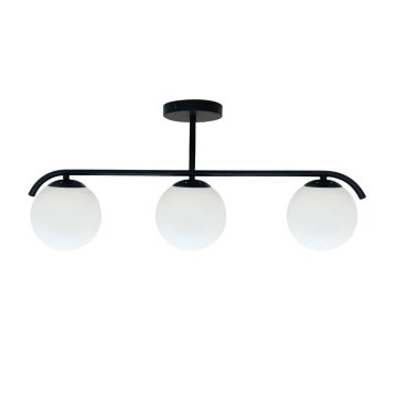 Luster na šipci AMADEO 3xE14/40W/230V crna