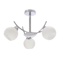 Luster na šipci AMOS 3xE27/40W/230V sjajni hrom
