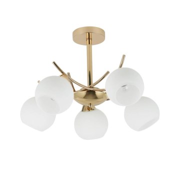 Luster na šipci AMOS 5xE27/40W/230V zlatna