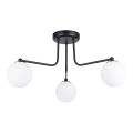 Luster na šipci ASTRAL 3xG9/8W/230V crna