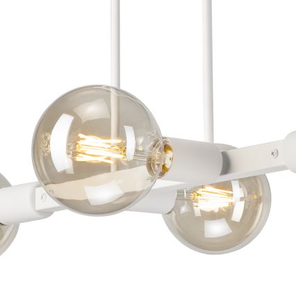 Luster na šipci ASTRID 4xE27/60W/230V bela