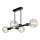 Luster na šipci ASTRID 4xE27/60W/230V crna