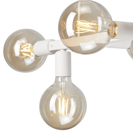 Luster na šipci ASTRID 6xE27/60W/230V beli