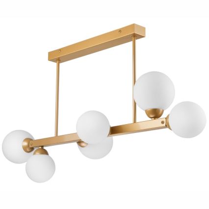 Luster na šipci ASTRO 6xG9/5W/230V zlatni
