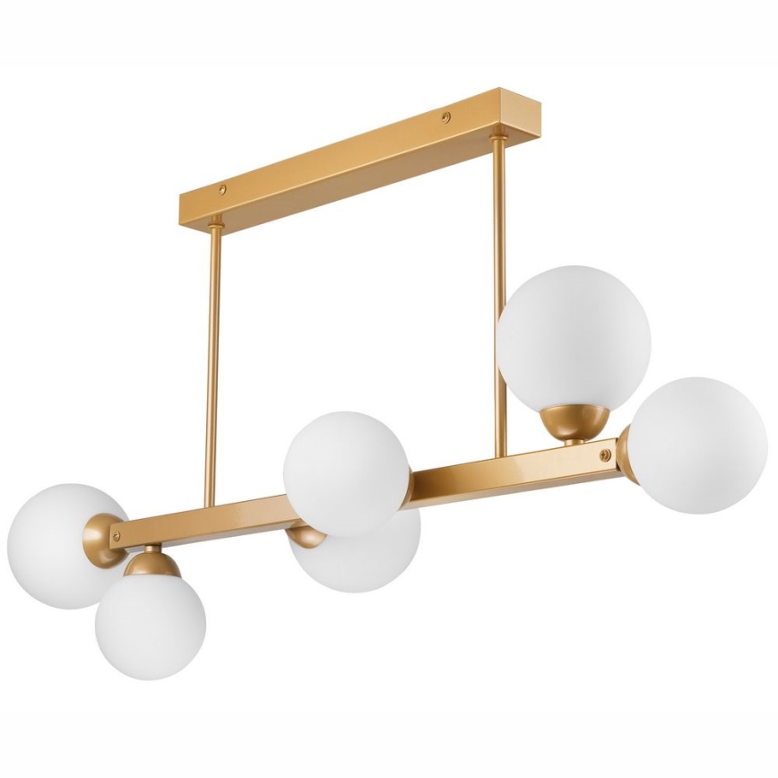 Luster na šipci ASTRO 6xG9/5W/230V zlatni