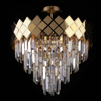 Luster na šipci CARISMA 9xE14/40W/230V zlatna