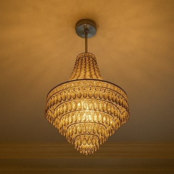 Luster na šipci CORAL 3xE14/40W/230V prečnik 36 cm
