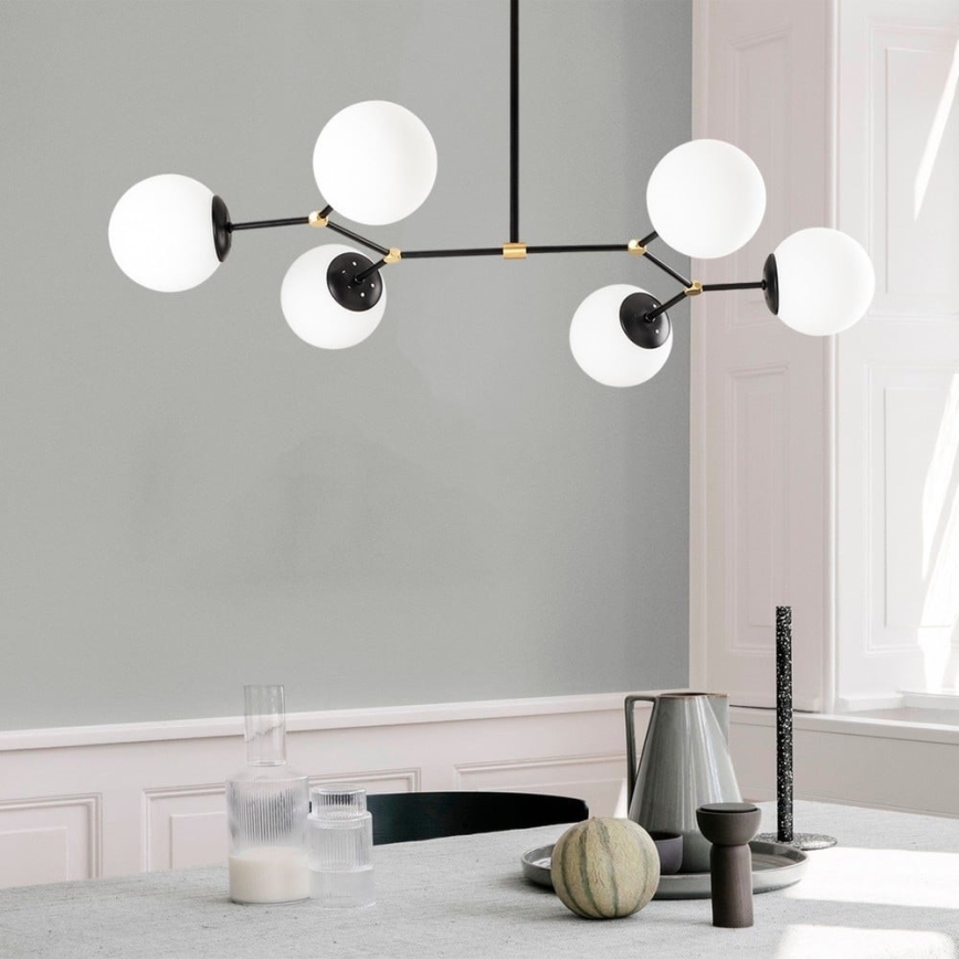 Luster na šipci DAMAR 6xE27/40W/230V