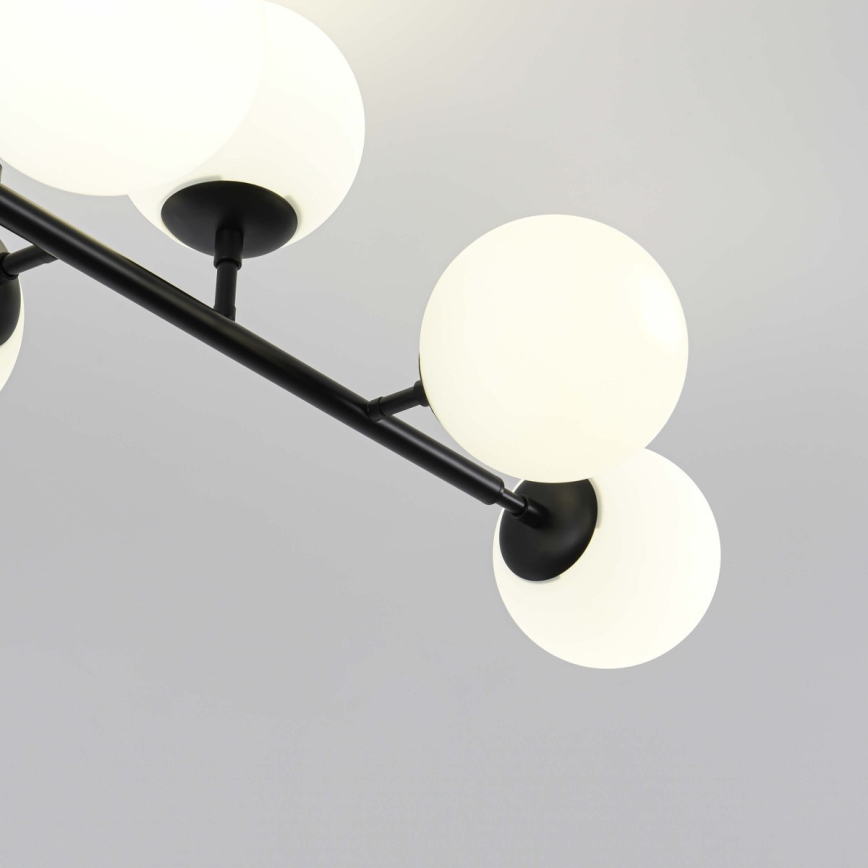 Luster na šipci DORADO 8xE14/40W/230V crna