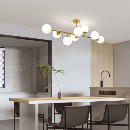 Luster na šipci DORADO 8xE14/40W/230V zlatni