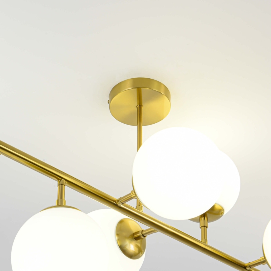 Luster na šipci DORADO 8xE14/40W/230V zlatni