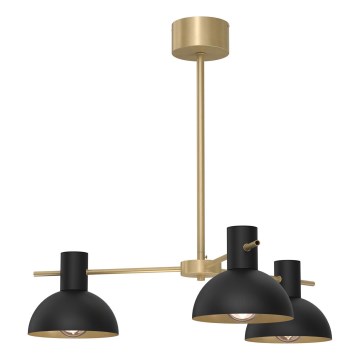 Luster na šipci ESTATE MINI 3xE27/15W/230V crna