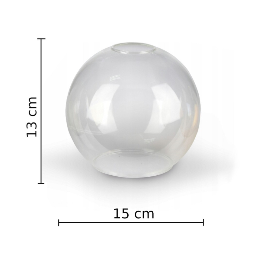 Luster na šipci FLEX 3xE27/60W/230V crna/prozirna