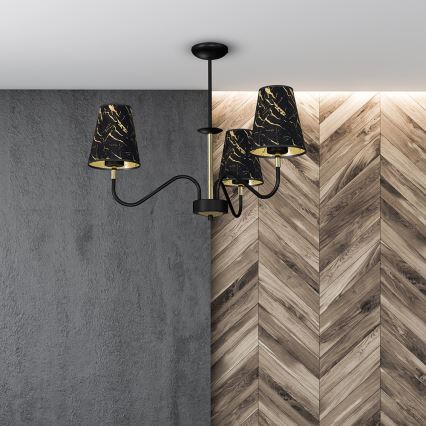 Luster na šipci HERMES 3xE27/60W/230V