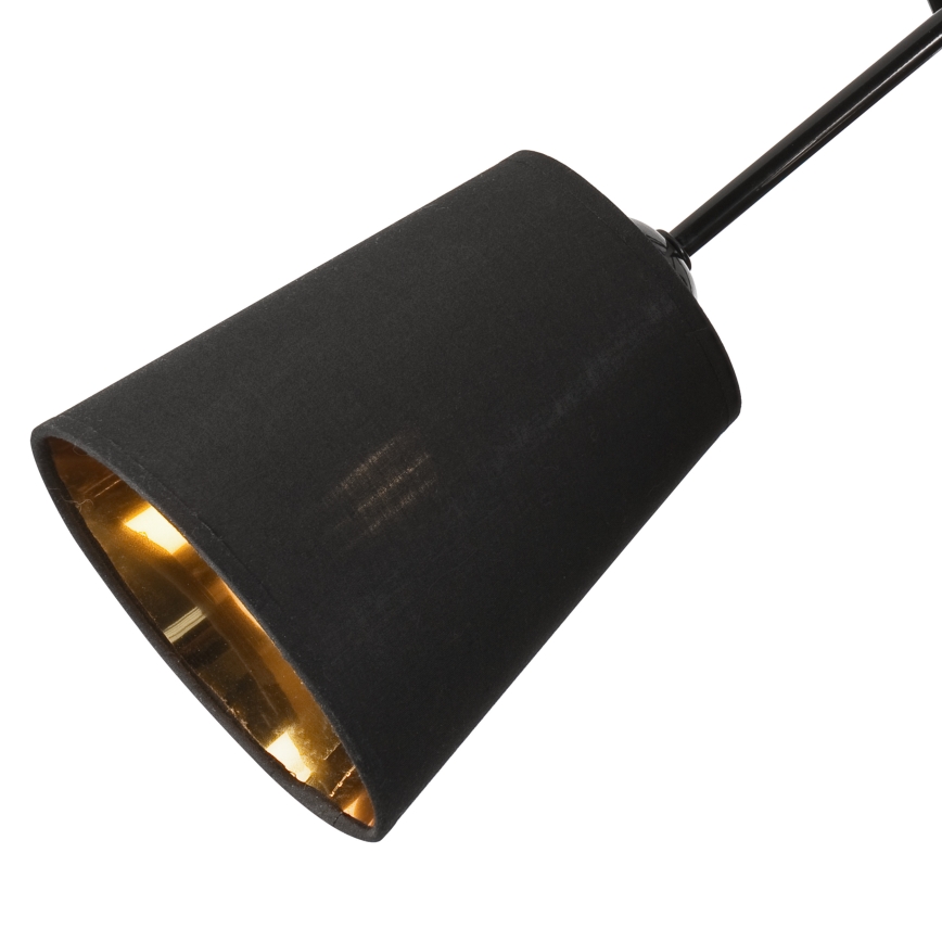 Luster na šipci IRMA 3xE27/15W/230V crna